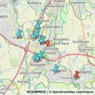 Mappa Via Sesia, 20089 Rozzano MI, Italia (1.81909)