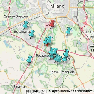 Mappa Via Sesia, 20089 Rozzano MI, Italia (3.05533)