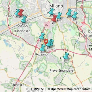Mappa Via Sesia, 20089 Rozzano MI, Italia (4.45923)