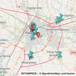 Mappa Via Lodovico Barbo, 35128 Padova PD, Italia (3.24643)