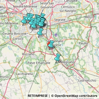 Mappa Via Friuli, 20098 San Giuliano Milanese MI, Italia (8.58056)