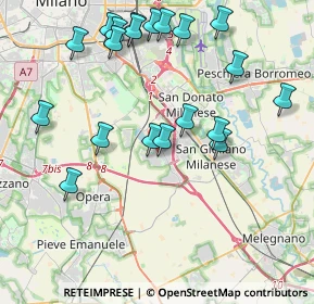 Mappa Via Lazio, 20098 San Giuliano Milanese MI, Italia (4.4265)