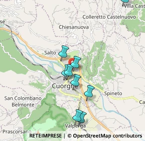 Mappa Piazza della Resistenza, 10082 Cuorgnè TO, Italia (2.22727)