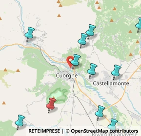 Mappa Piazza della Resistenza, 10082 Cuorgnè TO, Italia (5.51083)