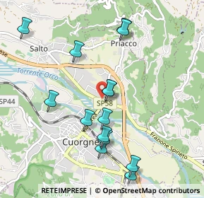 Mappa Piazza della Resistenza, 10082 Cuorgnè TO, Italia (1.00214)