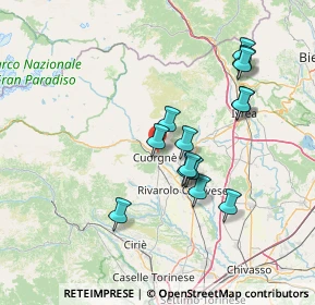 Mappa Piazza della Resistenza, 10082 Cuorgnè TO, Italia (13.07429)