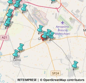 Mappa Via Caravaggio, 25016 Ghedi BS, Italia (6.184)