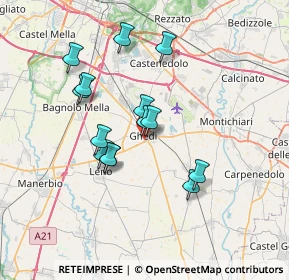 Mappa Via Caravaggio, 25016 Ghedi BS, Italia (6.1)