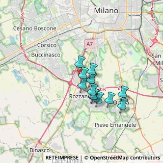 Mappa Via Monte Grappa, 20089 Rozzano MI, Italia (2.40167)