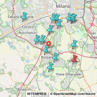 Mappa Via Monte Grappa, 20089 Rozzano MI, Italia (4.08133)