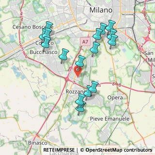 Mappa Via Monte Grappa, 20089 Rozzano MI, Italia (4.05188)