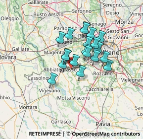 Mappa Via Giuseppe Mazzini, 20080 Vermezzo MI, Italia (9.807)