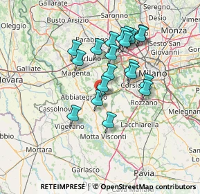 Mappa Via Giuseppe Mazzini, 20080 Vermezzo MI, Italia (12.14)