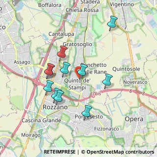 Mappa Via Peppino, 20089 Rozzano MI, Italia (1.7)