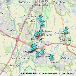 Mappa Via Peppino, 20089 Rozzano MI, Italia (1.74)