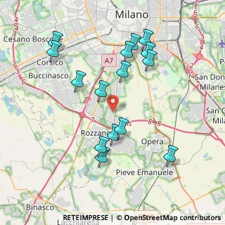 Mappa Via Peppino, 20089 Rozzano MI, Italia (4.002)