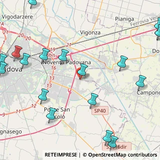 Mappa Via Vigonovese, 35020 Villatora PD, Italia (6.46333)