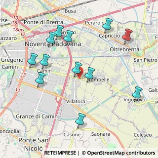 Mappa Via Vigonovese, 35020 Villatora PD, Italia (2.20417)