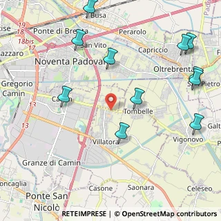 Mappa Via Vigonovese, 35020 Villatora PD, Italia (2.64273)