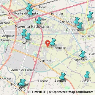 Mappa Via Vigonovese, 35020 Villatora PD, Italia (3.25938)