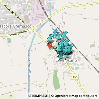 Mappa Via Cambrosoli, 26010 Cremosano CR, Italia (0.3037)