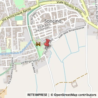 Mappa Via Borgo Sotto, 4, 26029 Soncino, Cremona (Lombardia)