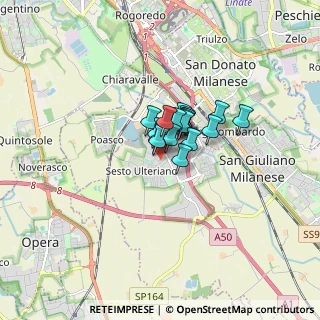 Mappa Via Puglie, 20098 Area Industriale MI, Italia (0.76722)