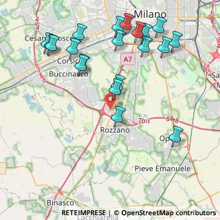 Mappa Viale Milanofiori, 20089 Rozzano MI, Italia (4.8505)