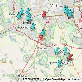 Mappa Viale Milanofiori, 20089 Rozzano MI, Italia (5.81778)