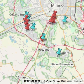 Mappa Viale Milanofiori, 20089 Rozzano MI, Italia (4.22333)