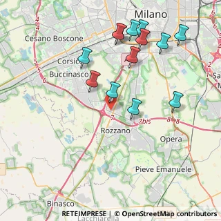 Mappa Viale Milanofiori, 20089 Rozzano MI, Italia (4.32769)