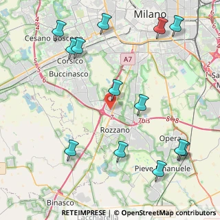 Mappa Viale Milanofiori, 20089 Rozzano MI, Italia (5.30154)