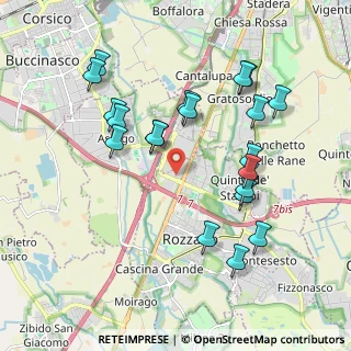 Mappa Centro Direzionale Milanofiori, 20089 Rozzano MI, Italia (1.9925)