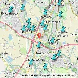 Mappa Centro Direzionale Milanofiori, 20089 Rozzano MI, Italia (2.568)
