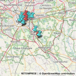Mappa Via Fratelli Bandiera, 20098 San Giuliano Milanese MI, Italia (8.28235)