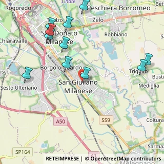 Mappa Via Fratelli Bandiera, 20098 San Giuliano Milanese MI, Italia (2.47727)