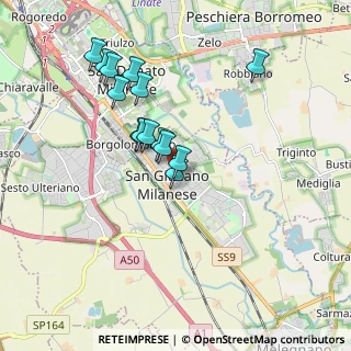 Mappa Via Fratelli Bandiera, 20098 San Giuliano Milanese MI, Italia (1.65429)