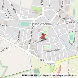 Mappa Via Fratelli Rosselli, 4/C, 26016 Pandino, Cremona (Lombardia)