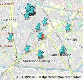 Mappa Via Michele Sanmicheli, 35126 Padova PD, Italia (1.0965)