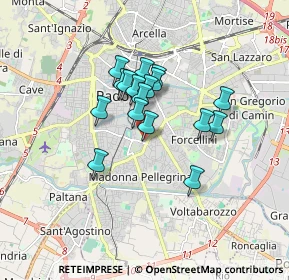 Mappa Via Michele Sanmicheli, 35126 Padova PD, Italia (1.24824)