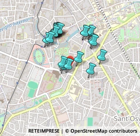 Mappa Via Michele Sanmicheli, 35126 Padova PD, Italia (0.366)