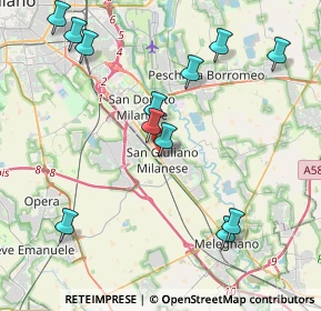 Mappa Via Emilia, 20098 San Giuliano Milanese MI, Italia (4.6025)