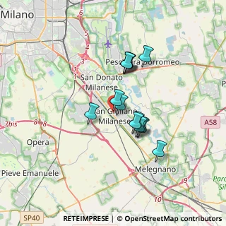 Mappa Via Sanremo, 20098 San Giuliano Milanese MI, Italia (2.58786)