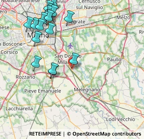 Mappa Via Emilia, 20098 San Giuliano Milanese MI, Italia (10.0155)