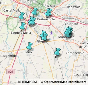 Mappa Via Enrico Mattei, 25016 Ghedi BS, Italia (7.0415)