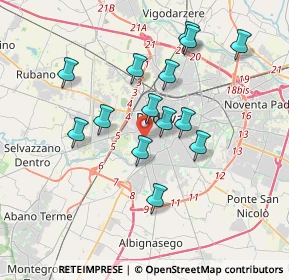 Mappa Via Ivrea, 35142 Padova PD, Italia (3.28357)
