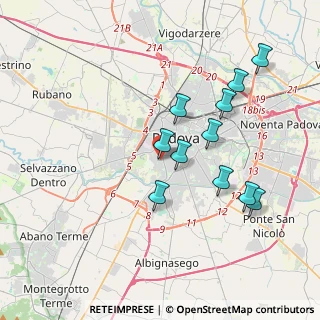 Mappa Via Ivrea, 35142 Padova PD, Italia (3.54)