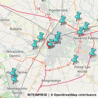 Mappa Via Ivrea, 35142 Padova PD, Italia (4.99286)