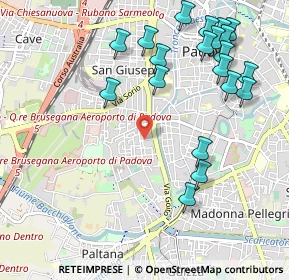 Mappa Via Ivrea, 35142 Padova PD, Italia (1.2075)