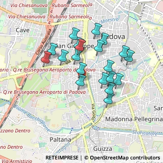 Mappa Via Ivrea, 35142 Padova PD, Italia (0.7995)